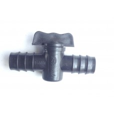 Manual control valve  for 12mm drip irrigation PE hose-20 Pcs